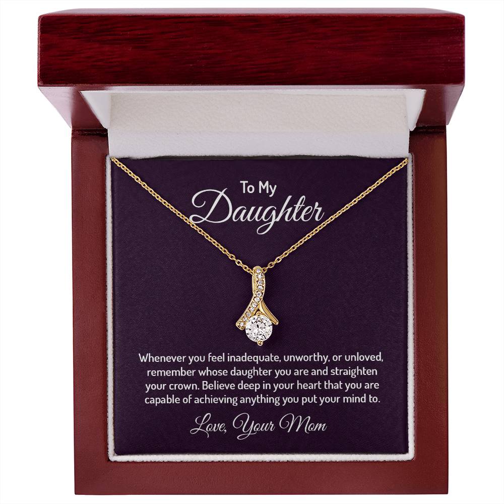 Alluring Beauty Necklace - For Daughter From Mom ShineOn Fulfillment