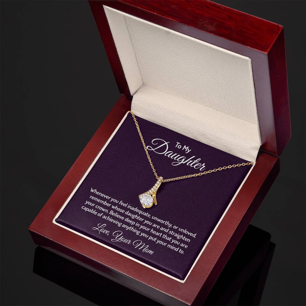 Alluring Beauty Necklace - For Daughter From Mom ShineOn Fulfillment