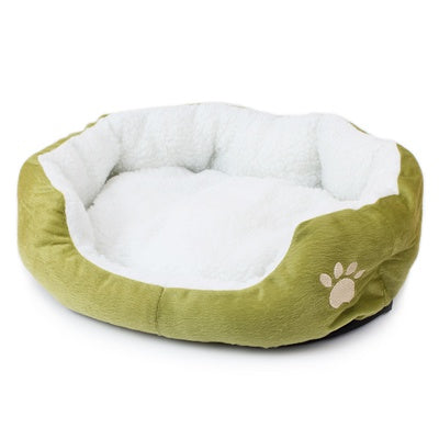 Soft Plush Cat Bed