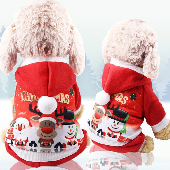 Santa Dog Outfit For Christmas