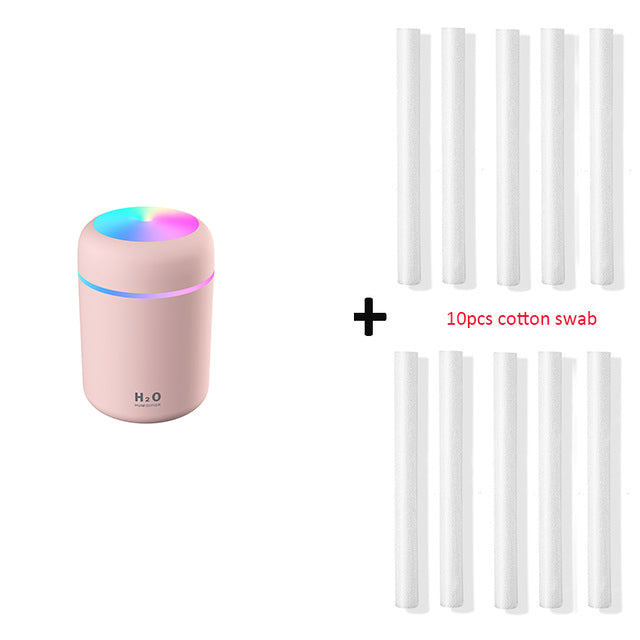 Ultrasonic Portable 300ml Dazzle Cup Humidifier