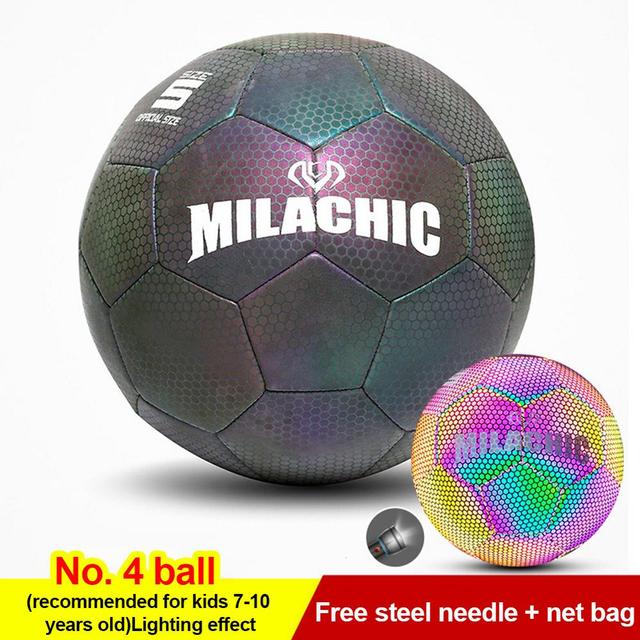 Holographic Glowing Soccer Ball Johnny O's Goods