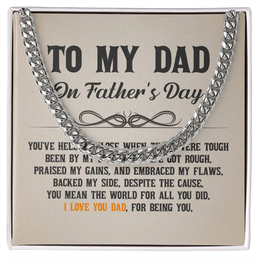 Cuban Link Chain - For Dad ShineOn Fulfillment