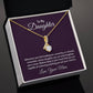 Alluring Beauty Necklace - For Daughter From Mom ShineOn Fulfillment