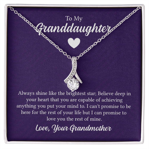 Alluring Beauty Necklace - For Granddaughter From Grandmother ShineOn Fulfillment