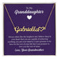 Heart Name Necklace - For Granddaughter From Grandmother ShineOn Fulfillment
