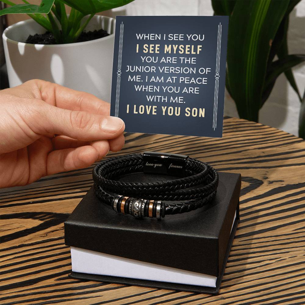 Love You Forever Bracelet - For Son When I See You ShineOn Fulfillment