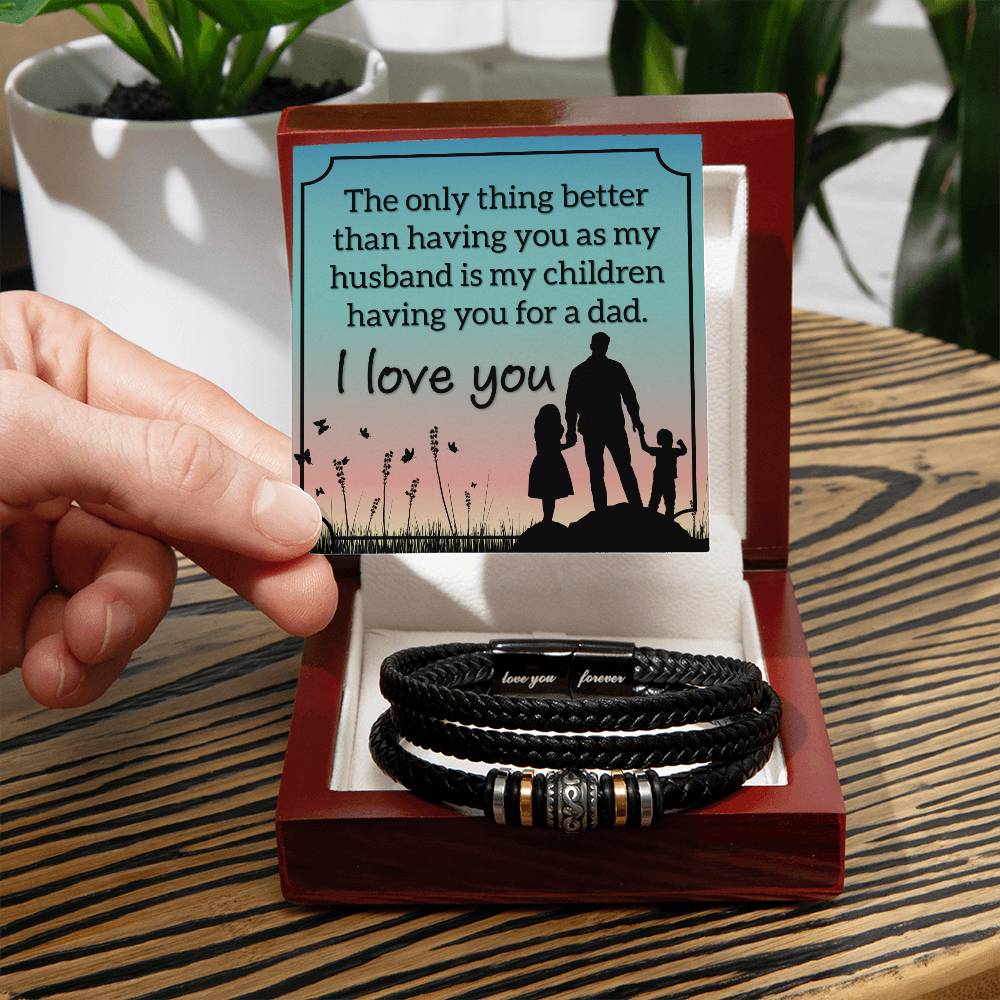 Love You Forever Bracelet - For Husband The Only ShineOn Fulfillment