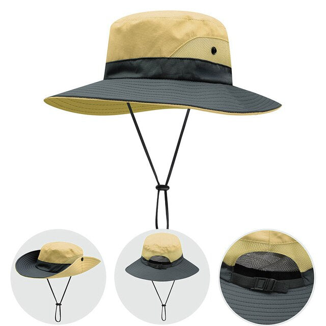 Summer Sun Hat Wide Brim UV Protection Johnny O's Goods
