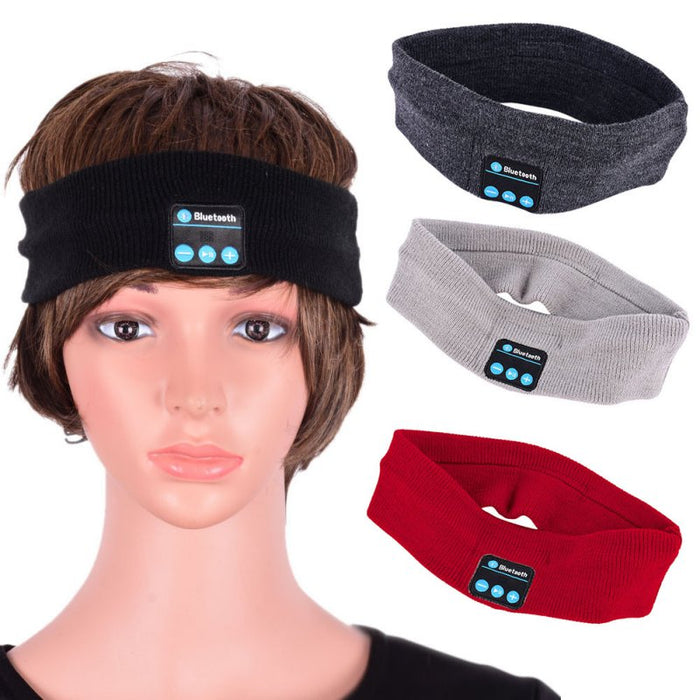 EDAL Bluetooth Music Headband Knits Sleeping Headwear Headphone Speaker Headset