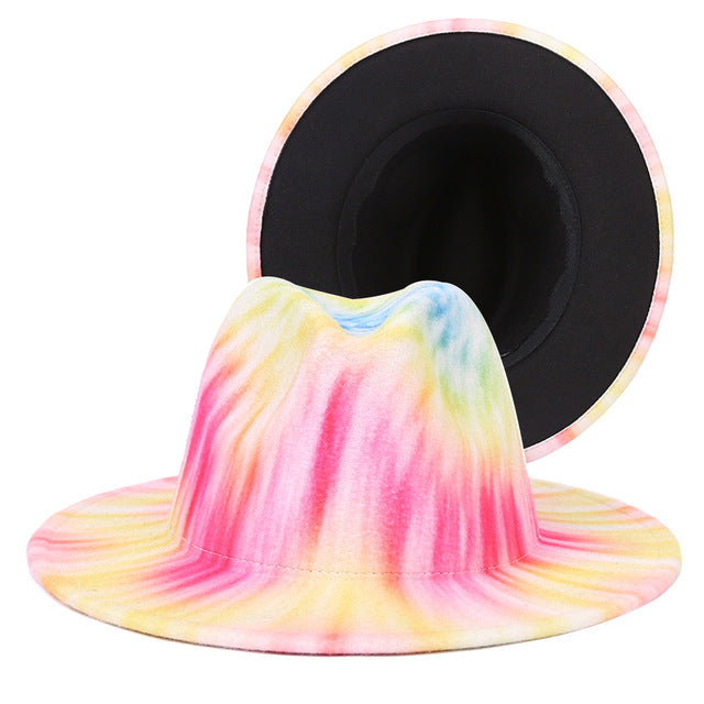 Natural Landscape Tie-dye Fedora Hat Johnny O's Goods