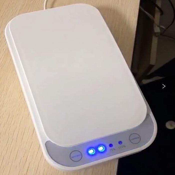 UV Disinfection Box Multifunctional Mask Phones Cleaner Personal Disinfection With Aromatherapy Esterilizador&Wireless Charging