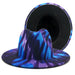 Natural Landscape Tie-dye Fedora Hat Johnny O's Goods