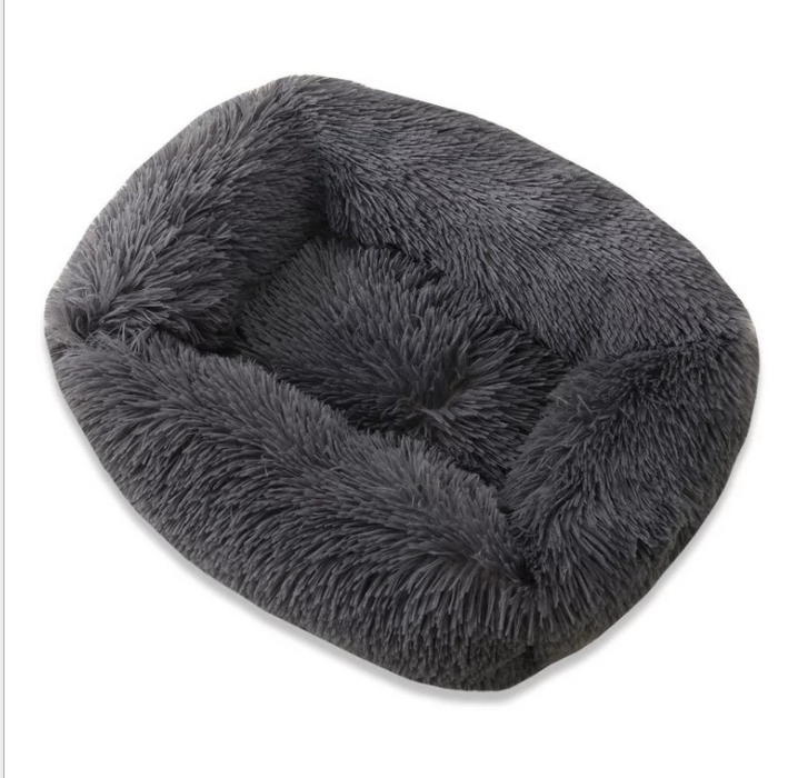 Plush Cat Bed House Warm Soft Square Cats Nest Winter Pet Cushion Mats For Small Dogs Cats Pet Basket Puppy Kennel Pets Supplies
