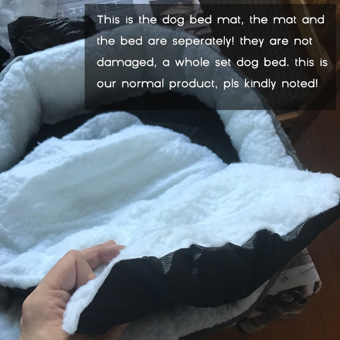 Soft Plush Cat Bed