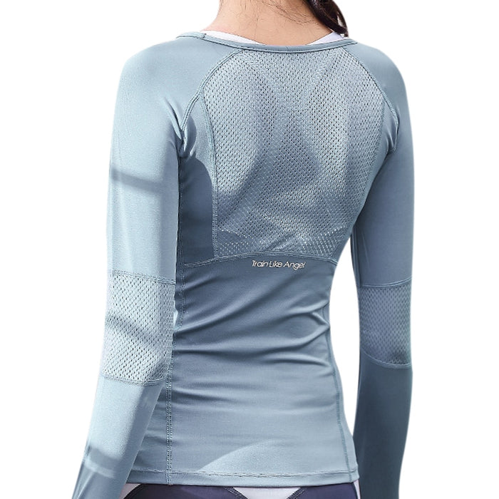 Women's Sports Wear For Fitness Running Jogging Seamless Long Sleeve Gym Woman Sport Shirt Yoga Top Female Workout Tops T-shirt