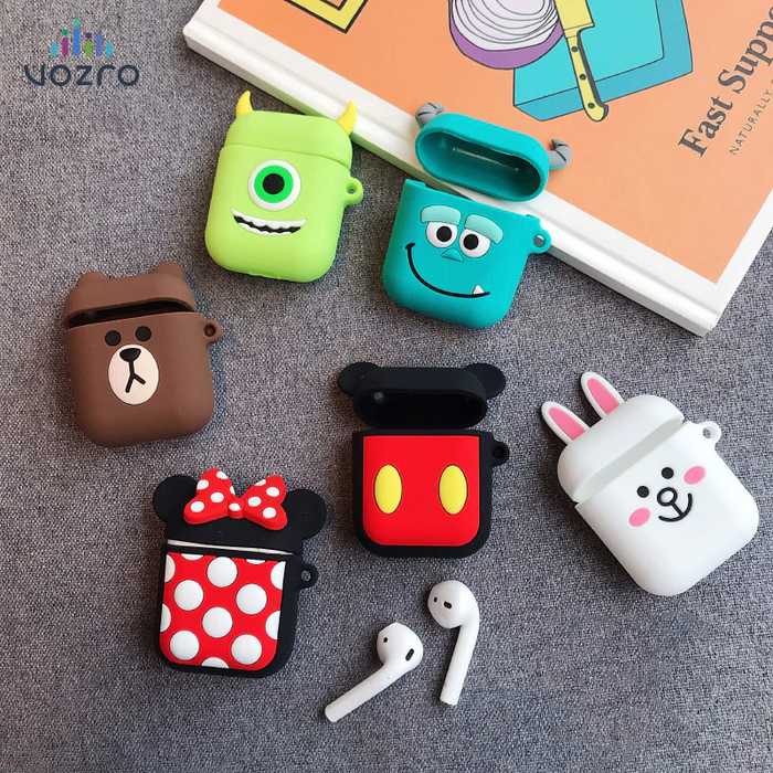 Wireless Bluetooth Earphone Cute Cases For Apple AirPods