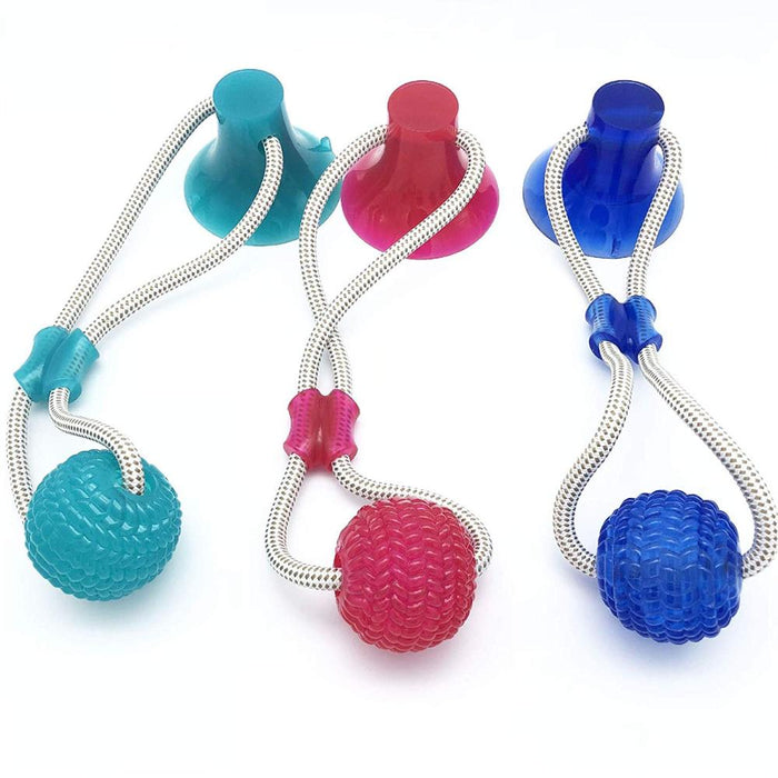 Multifunctional Dog Suction Cup Ball Toy