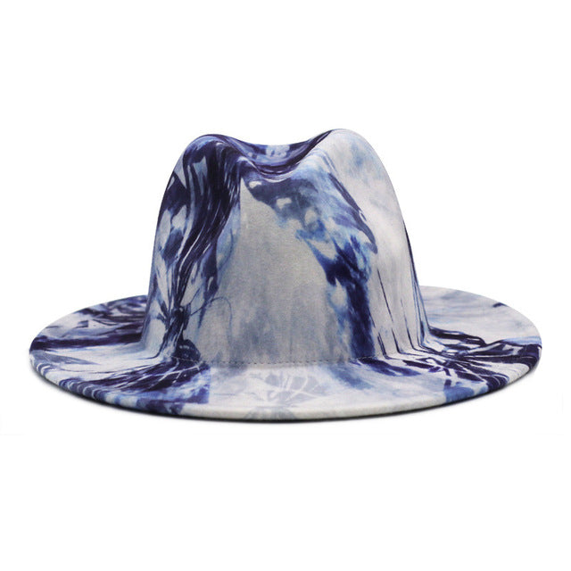 Natural Landscape Tie-dye Fedora Hat Johnny O's Goods