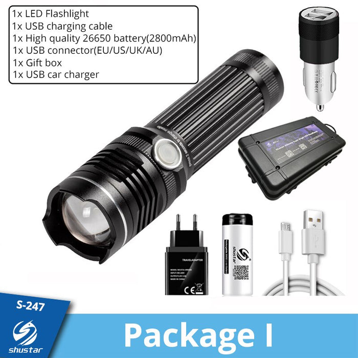 Rechargeable LED Flashlight