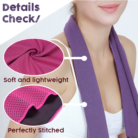 Instant Cooling UV-Resistant Sports Towel