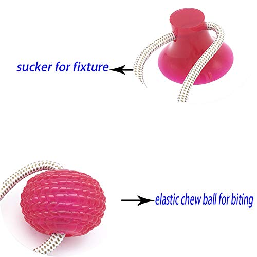 Multifunctional Dog Suction Cup Ball Toy