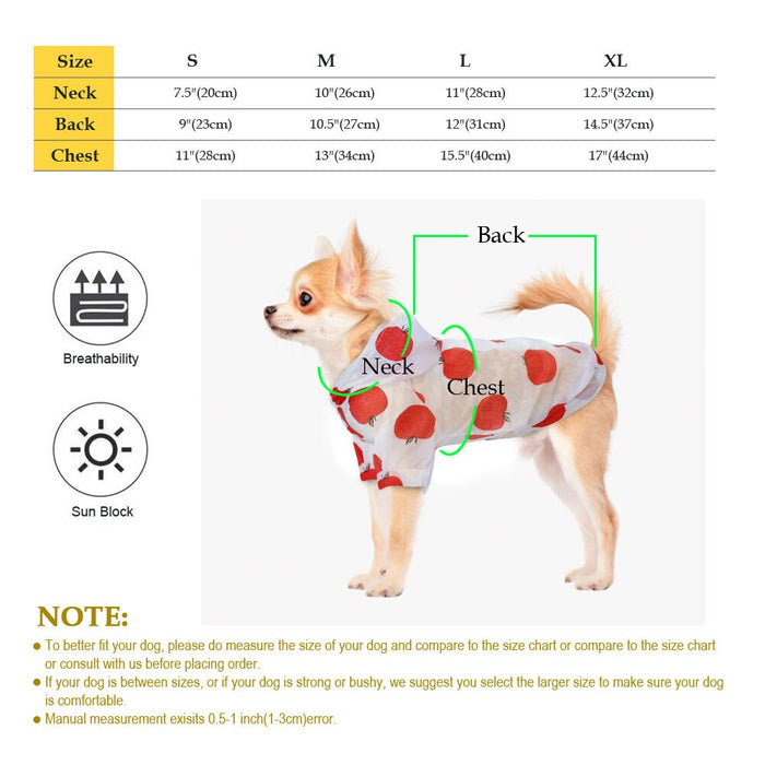 Pet Rain Jacket | Sun Proof Clothing