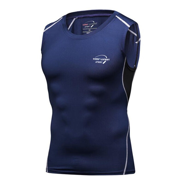 Men's sports bodybuilding sleeveless
