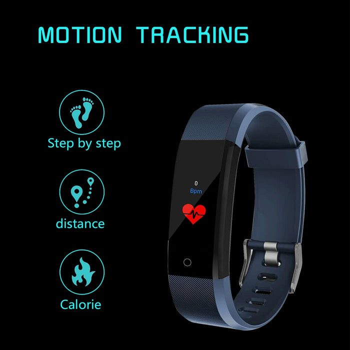 Smart Heart Rate And Blood Pressure Wristband for Men & Women