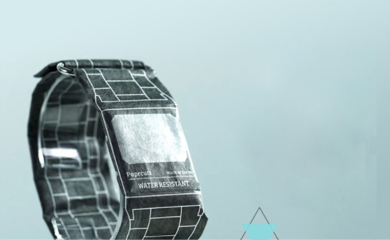 Fashion & Creative waterproof smart paper watch