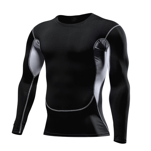 Men Compression Running T Shirt