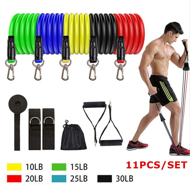 Resistance Bands Set Exercise Bands with Door Anchor