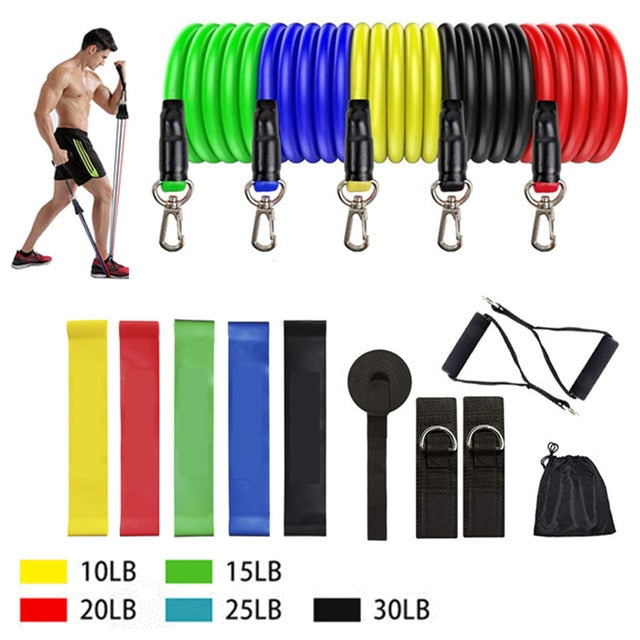 Resistance Bands Set Exercise Bands with Door Anchor