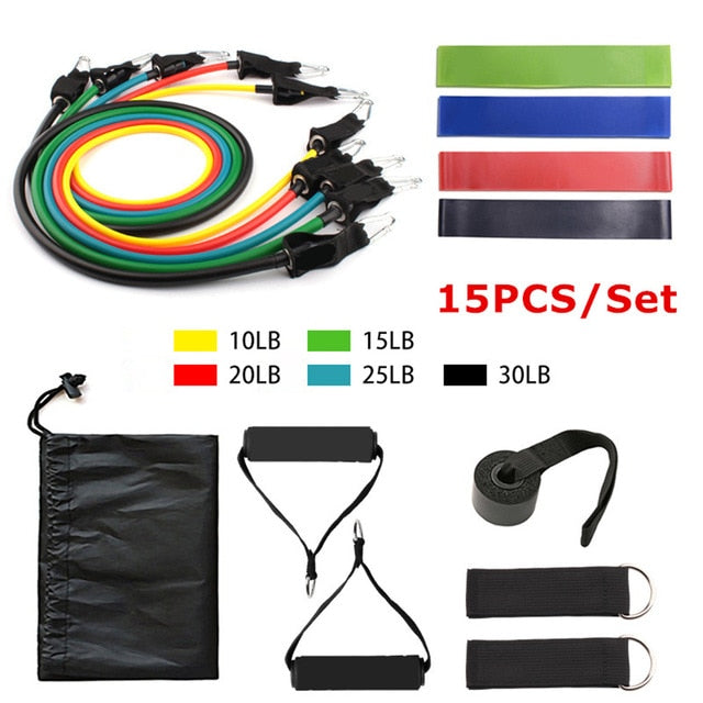 Resistance Bands Set Exercise Bands with Door Anchor