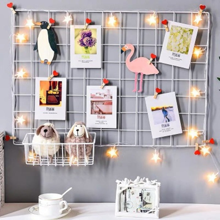 Photo Hanging Grid For Wall Decor