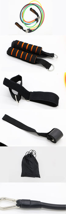 11 Pcs Latex Rubber Resistance Bands